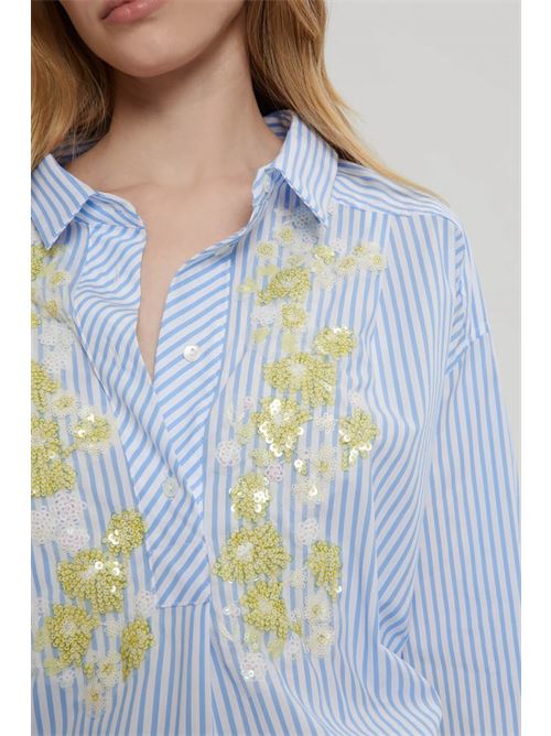 Camicia con ricamo ERMANNO FIRENZE | D46EK046ET3MF10710752
